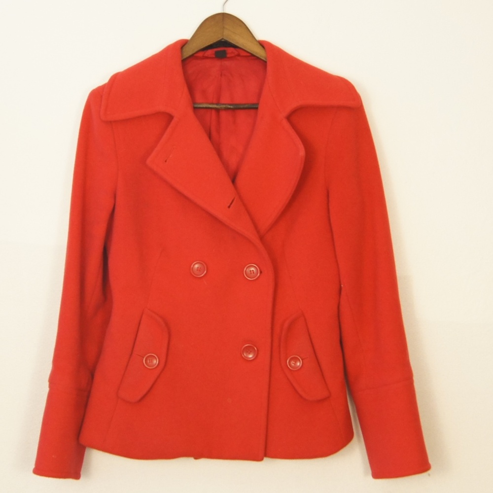Express Design Studio Cashmere Blend Pink Pea coat